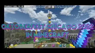 Oktoberfest Chicago 2022 in Minecraft