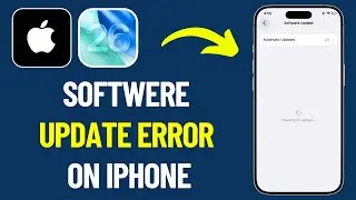 Fix iPhone Software Update Error (iOS 26) | Unable to Install Update Problem Solved! 🔥