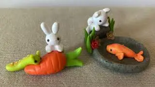 Polymer Clay Animal Figurines