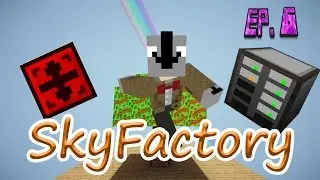 SkyFactory v2.5 - Ep 6 - ME System and Division Sigil Activation