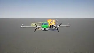 Key lime air cargo flight 67-Crash animation