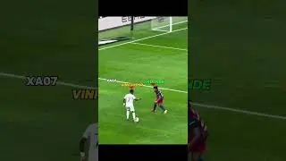 Vini Jr Humiliated Joules Kounde🤯☠️ #shorts #ronaldo #barbie #realmadrid #shortsvideo
