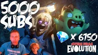 Especial 5000 subs. 6750 gemas en Angry Birds Evolution