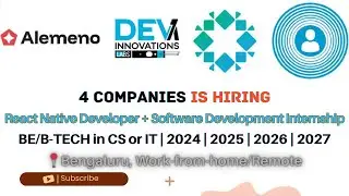 🔥 Top Internships Hiring Now | Rubrik, Alemeno, Dev Innovations, Loyalytics | skilllayer skill layer