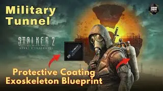 Protective Coating Exoskeleton Blueprint & Artifact Location STALKER 2 | Military Tunnel #stalker2
