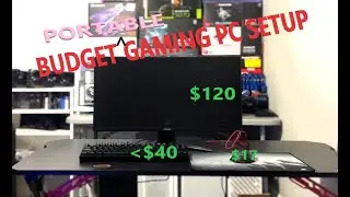 БЮДЖЕТНАЯ ПОРТАТИВНАЯ ИГРОВАЯ НАСТРОЙКА ПК