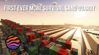 Amelix SMP: Running the first ever MCBE survival sand quarry