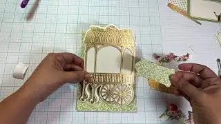 Anna Griffin Flower Cart unboxing and card