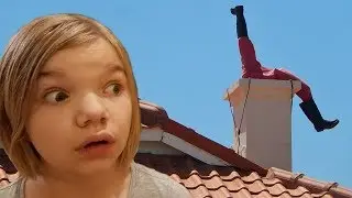 Santa Got Stuck In Our Chimney!