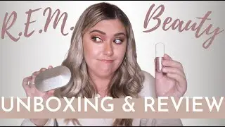 R.E.M. Beauty Unboxing & Review | Ariana Grande Makeup Line Review | Sarah Rita