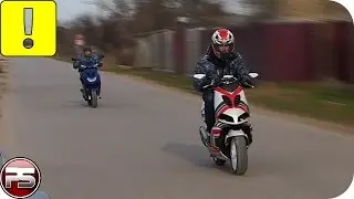 Yamaha Aerox VS Метаморфоzа. Замер на диностенде