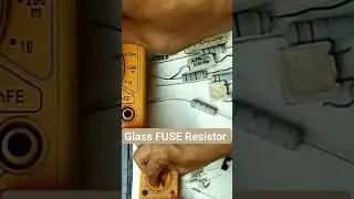 Glass Fuse Resistance #electronics #resistor #diy #fuse #fuseresistor #creativescienceworkshop#hindi