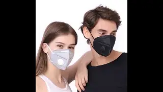 Face Mask Respirator with Active Carbon Filter FFP2, KN95, N95