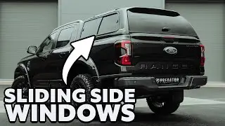 2023+ Ford Ranger Carryboy SR5 Hardtop Canopy with Sliding Windows