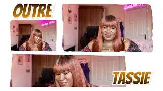 ABSOLUTE PERFECTION 🧡 | Outre Tassie @OutreHairTV #outre #fringe #bangs #fullwig #fallhair #wigs