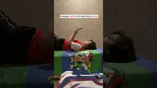 Average routine of a badminton player🏸