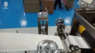 Richpeace High Speed N95 Foldable Blank Mask Making Machine in customer factory