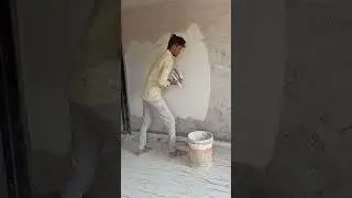 fast Wall putty karna sikhe nahi diwar per #birla #interior