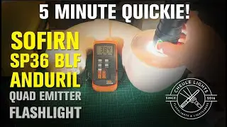 Sofirn SP36 BLF Anduril Review - a 5 minute QUICKIE!
