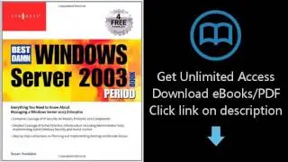 Download The Best Damn Windows Server 2003 Book Period PDF