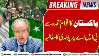 Pakistan Urges The UN To Ban The BLA | Breaking News | Aik News HD