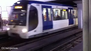 RET Metro Type RSG3 vertrekt van Beurs Rotterdam richting Slinge
