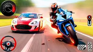 TurboX : Moto Bike vs Sport Car vs Formula Car Extreme Racing 2025 - Android Gameplay #1