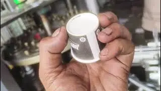 Second hand paper cup machine for sell 55ml 46 bottom high speed machine. Direct bottom