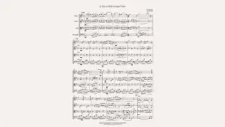 A Town With An Ocean View for String Quartet with music score