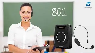 How to Pair Wireless Microphones with Speaker for WinBridge M801