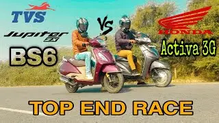 Jupiter zx Bs6 Vs Activa 3g 😍 | Top End Race | Ashish AKC