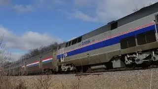 Amtrak 184 on California Zephyr at Agency, Iowa
