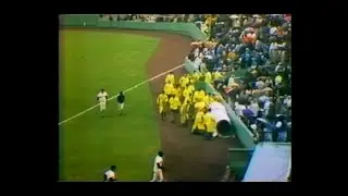 4/20/1970 Orioles at Red Sox highlights Boog Powell homer the difference at rainy Fenway Park