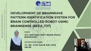 DEVELOPMENT OF BRAINWAVE PATTERN IDENTIFICATION SYSTEM FOR BRAIN CONTROLLED ROBOT USING BRAINSENSE B