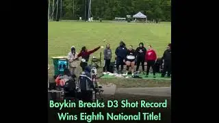 D3 Shot Put Record Goes Down 🔥🔥🔥