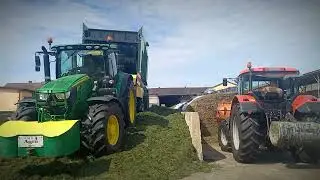 ☘️ KISZONKA Z TRAWY 2023 😎 John Deere 6155R + Krone MX 400 GL 🚜 RolCeb