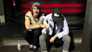 vocalvictim backstage with Beau Bokan & Jake Luhrs 26.09.2013 M&uuml;nchen