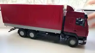 Обзор доработанной модели от Автоистория МАЗ 6312 + поворотный мост от MW 1/43