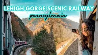 SCENIC FALL FOLIAGE TRAIN RIDE | JIM THORPE, PENNSYLVANIA