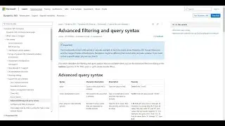 How to use advance filters in D365 finance and operations