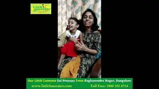 Sai Pranaya's mom from Raghavendra Nagar, Bangalore talks about Little Laureate online preschool