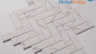 Global Bridge Herringbone Glass Mosaic--EPFJ