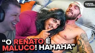 RENATO GARCIA SE VESTIU IGUAL SUA IRMÃ PARA TROLAR O RENAN FIORINI! - Cortes do Aruan