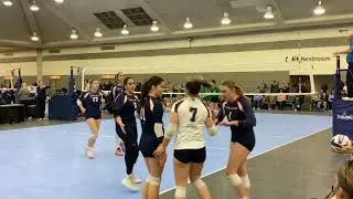 LEVBC U17 National vs. NVA 17 Black @ JVA Charm City 1st Set