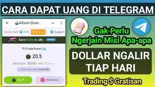 Cara Dapat Uang Di Telegram || Review Apk AiEarn Penghasil Uang