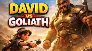 David vs Goliath #bible #biblestories #scripture #viralvideo 