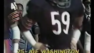 Longest Run 1981-  32yds Joe Washington