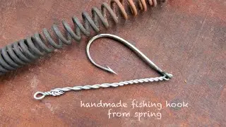 THIS IS AN EASY WAY YOU SHOULD LEARN TO MAKE A FISHING HOOK BY YOURSELF