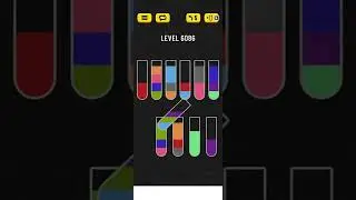 water sort puzzle level 6086