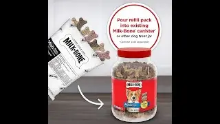 Milk-Bone Flavor Snacks Mini Dog Biscuits Refill Packs, Flavored Crunchy Dog Treats